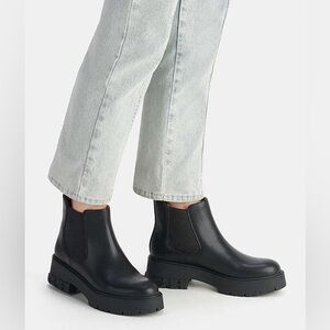 Coach Reid leather Chelsea black boots size 10M